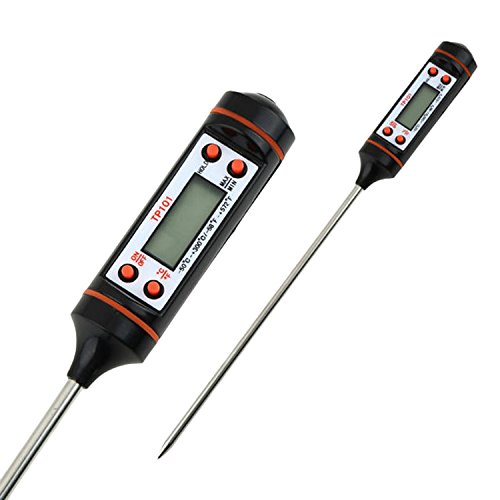 Digital Kochen Lebensmittel Thermometer Probe LCD Temperatur Instant Lesen Thermometer Detektor für Küche Backen Fleisch Steak Grill Barbecue Milch - 5