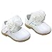 Cinda Baby Girls Flower Shoes White 12-18 Month