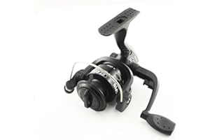 Qiwenr Mulinello da Pesca, Spinning Fishing Reel, Ultraleggero Mulinello da Pesca, Mulinelli Da Pesca Spinning, Spinning per Acqua Salata Acqua Dolce, Per la Pesca Professionale All'aperto (Nero)