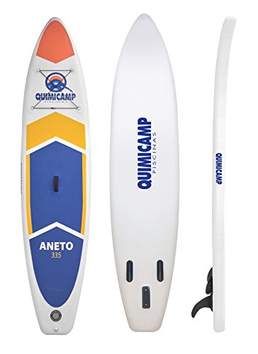 QUIMICAMP wh33515 tavola SUP, Bianco/Blu/Giallo, XL