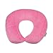 Produktbild FakeFace® Neu Aufblasbares Nackenkissen Nackenhörnchen Nackenstützen Ultraleichte für Reise zuhause Pink