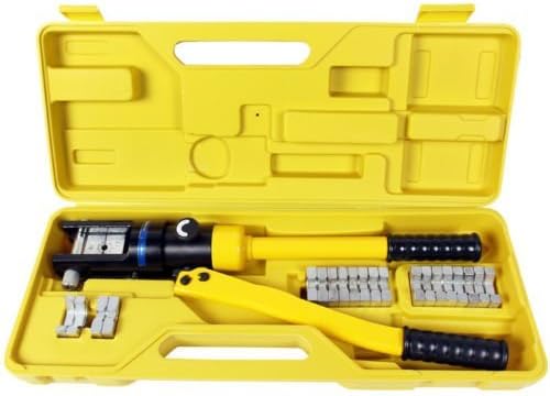 New Tools 16 Ton Hydraulic Wire Battery Cable Lug Terminal Crimper Crimping Tool 11 Dies by Love Greenland