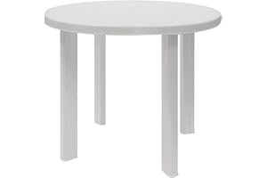 7H SEVEN HOUSE Table en résine Ronde Ø89 x 72 cm 7house