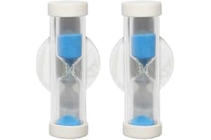 LOWENERGIE Shower Timer Eco Hot Water Energy Saving or tooth brushing coach, waterproof (2, 4 Minute Blue)