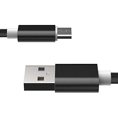 MaxiRel Type C USB Kabel Aluminum Typ C Kabel – Samsung Galaxy S8 Google Nexus 5X Nexus 6P Pixel XL OnePlus 2 3 Lumia 950 950XL Huawei P10 -1M / 3.3ft Nylon Schwarz - 3