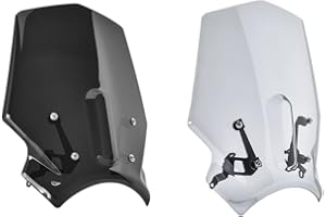 TAZGANTAX Motorcycle Windshield Windscreen Sports Visor Wind Deflector fits for Ho-nda CB125R CB300R CB250R CB 125 R CB 300 R CB 250 R Accessories 2019 2020 2021 2022 2023(Smoke)