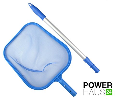 POWERHAUS24® - Kescher mit 1,20 m Alu Teleskopstange