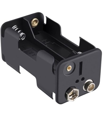 Supporto Pile AA Borchie 4 Custodie Per Batterie AA Con Clip A - Foto 5