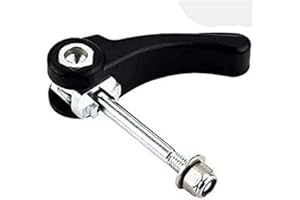 Brompton Bicycle Seat Clamp Quick Release - Silver/Black - 8mm - Traditional Style