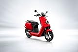 NIU N1S Elektroroller E-Scooter - Panasonic Li-Ion Akku - 80 km Reichweite - Bosch Motor - 45 km/h - Zweisitzer // (Rot)