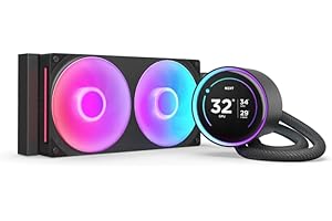 NZXT Kraken Elite 240 RGB - Refrigeración líquida CPU AIO 240mm - Radiador - Ventilador F240 RGB - Pantalla IPS LCD 2,72" personalizable - Intel LGA 1700/1200/115X/1851, AMD AM5/AM4 - Negro