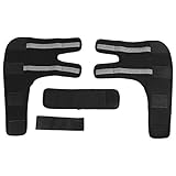 genouillères pour animaux de compagnie Attelles de jambe avant pour chiens avec manchon de soutien Wrap de compression de patte de chien réfléchissant Aide avec blessures au ligament Entorses(M)