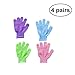 Produktbild healifty 4 Paar Handschuh Badezimmer Peeling Handschuhe Cagilo Dusche Peeling Körper Spa Massage Dead Skin Cell Remover