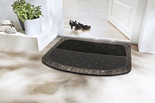 PUR|TwinClean Design Fussmatte für Innen und Aussen in bronze metallic ca. 75 x 57 cm - 7