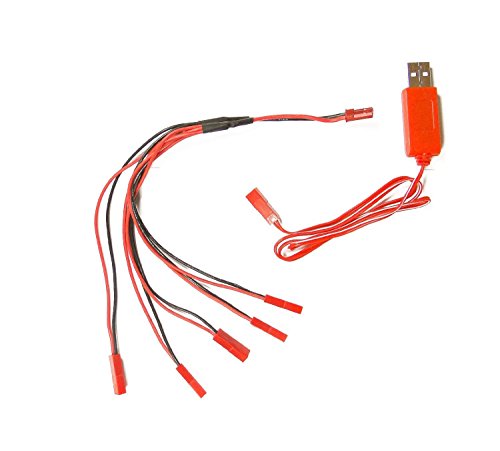 Preisvergleich Produktbild efaso V959-USB - Zubehör Quadrocopter, Mehrfachladekabel mit USB, bunt