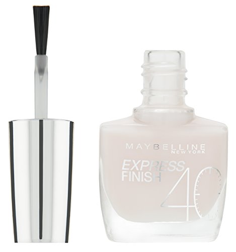 Maybelline New York Make-Up Nailpolish Express Finish Nagellack Rose Rush / Ultra schnelltrocknender Farblack in sanftem Rosé, 1 x 10 ml - 2