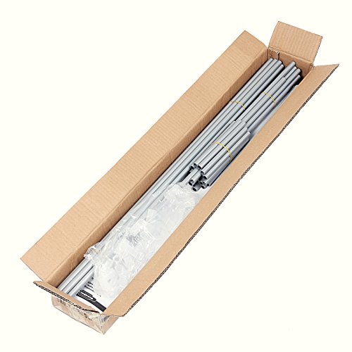 Songmics 5 Ebenen Schuhregal Schuhständer Schuhablage Schuhschrank für 25 paar Schuhe grau 88 x 91 x 28 cm LSR05G - 8