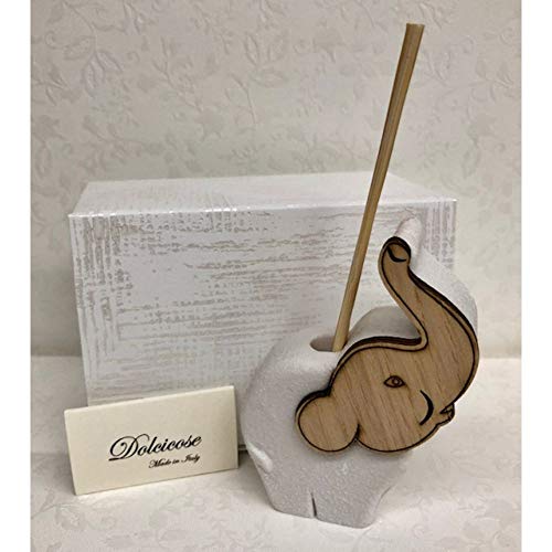 Preisvergleich Produktbild Publilancio srl DIBI Elefant Duftdose 9x6 cm in Geschenkbox Bonbonniere