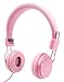 Price comparison product image DURAGADGET Ultra-Stylish Kids Headphones with Microphone in Pink - Compatible with the Waitiee Walkie Talkie