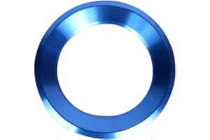 ‎VDARK VDARK Lenkrad-Emblem Logo Aufkleber für Volkswagen VW Zubehör Jetta Atlas Passat Tiguan Arteon Golf Teramont Metall Aufkleber Abzeichen Abdeckkappe Blau Zierringe