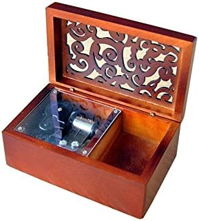 Youtang Creative Hollow Wood 18-note Wind-up Musical Box,Musical Toys,Tune:Fur Elise