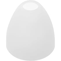 Abat-jour En Verre Blanc E27 Lot De 2 - Remplacement Pour Lustre, Applique Murale, Facile à Installer