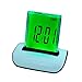 Produktbild carejoy Digital LCD Wecker 7 LED Farbe ändern Thermometer & Kalender