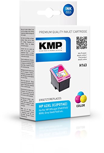 KMP Tintenkartusche für HP Officejet 5740; Envy 5640, 7640, H163, color