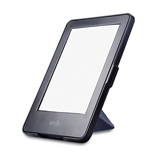 IBESTWIN Kindle Paperwhite Hülle Origami Serie Schutzhülle mit Auto Wake / Sleep Funktion Stand Cover für Kindle Paperwhite1 / 2 / 3 Schutz Case und alle Modelle von 2012, 2013, 2014, 2015, Dunkelblau - 3