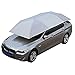 Produktbild EGCLJ Autoabdeckung Für Limousine - Wasserdichter Staub Sun UV-Auto-Sonnenschirm - Vierjahreszeiten-Auto-Markisendachabdeckung - Universal - 210X400cm (Color : Silver)