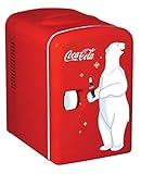 Coca Cola KWC4 Frigo électrique Mixte Adulte, Rouge