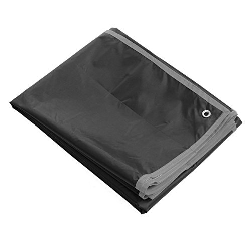 Preisvergleich Produktbild LaDicha 220X150Cm Wasserdicht Camping Schutz Sonnenschirm Überdachung Ourtdoor Strandzelt Abdeckung Picknick Matte - Schwarz