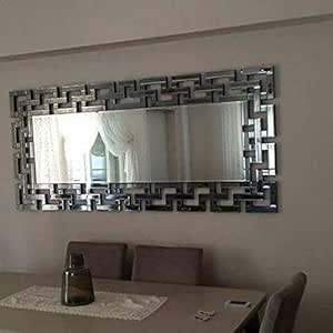 Buy Quality Glass Silver Horizontal Decorative Wall Mirror ...