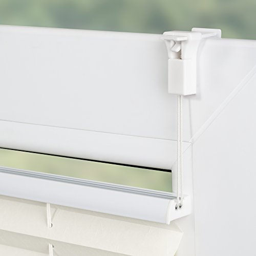 Lichtblick PKV.070.130.01 Plissee Klemmfix, ohne Bohren, verspannt – Weiß 70 cm x 130 cm (B x L) - 5