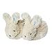 Bombay Duck Fluffy Bunny Booties Pale Blue - New Baby Gift