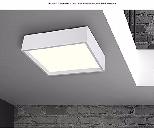 Modern Simple Ceiling Lamp LED Square for Bedroom / Living Room / Study / Corridor / Conference Room / Office / Toilet / Kitchen / Lobby,White-55cm-48W-White light