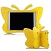 Produktbild New iPad 9.7 2017 Kids Hülle, UCMDA Niedlich Butterfly Kinderfreundlich EVA Etui, Shock-Absorption Kratzfest Schutz Kinder Bumper Case mit Ständer für Apple iPad 9.7 2017/ iPad Pro 9.7/ iPad Air 2/ iPad Air - Gelb