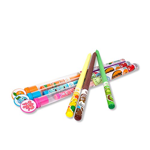 Couverture du livre de Scentco 10pcs Smencils couleur de Gourmet parfumée de crayons de couleur