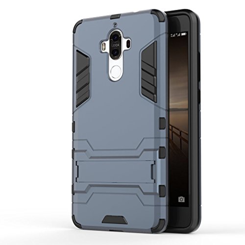 HUAWEI Mate 9 Funda - 3 Capas Pistolera Combinada Prueba de Golpes  Protecci  n Contra Ca  das  Soporte Caso Duro de La Cubierta para HUAWEI Mate 9 - Negro