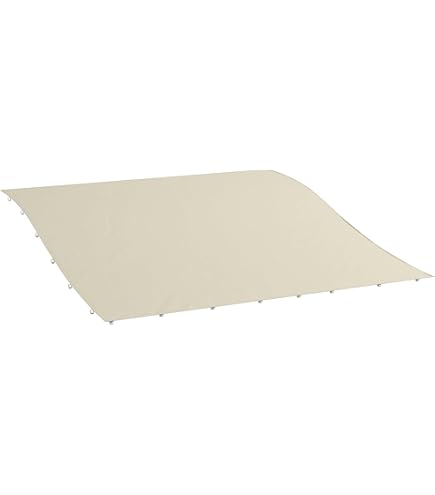 QUICK TAR Eratzdach Für Flachdach Pergola Firenze 3x3m Pergoladach Bezug Sand 7