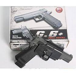 Airsoft Galaxy Hi Capa Avec Son Holster Culasse Full Metal à Ressort Full Metal à Ressort / Spring / Rechargement Manuel (0.4 joule) ...