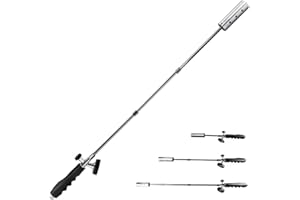 BDKMMS Propane Torch Weed Burner, Stainless Steel Weed Torch Burner Detachable Garden Weed Burner for Garden Wood Ice Snow Road