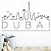 Produktbild Kreative Dubai Karte Coole Wandaufkleber Pvc Wandkunst Diy Poster Pvc Wandtattoos Für Lebende Kinder Blau L 42 cm X 67 cm