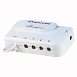Antiference 4 Way TV Signal Amplifier Booster Tuned to Cut Out 4G - White
