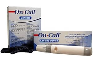 VALUEMED SPECIALISTS IN DIAGNOSTIC HEALTHCARE 100 Lancets and an Auto Lancing device bundle by Mission/Valuemed