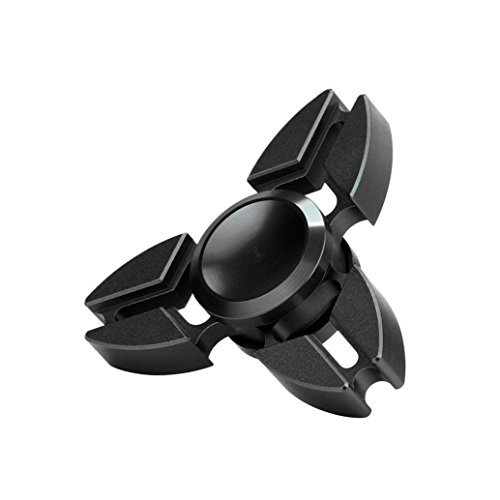 Hacercop Hand Spinner Fidget Copper Toy Fingertip Gyro Made High Speed - Up to 5 Mins Helps Focusing for Anxiety Stress Reducer Relieves ADHD ADD Autism Adult Children (Black) Hacercop Hand Spinner Fidget Copper Toy Fingertip Gyro Made High Speed - Up to 5 Mins Helps Focusing for Anxiety Stress Reducer Relieves ADHD ADD Autism Adult Children (Black)