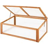 Oypla Wooden Garden Plant Vegetable Cold Frame Grow House