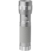 VARTA UV el feneri LED, 3 x AAA pil dahil, UV ışığı, banknotları, parmak izlerini kontrol etmek ve doğrulamak i&ccedil;in, evcil hay