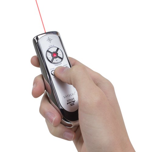 SATECHI SP400  smartpo Inter 2 4  GHz RF       Presentador inal  mbrico con funci  n de rat  n para Mac y PC  Plata 