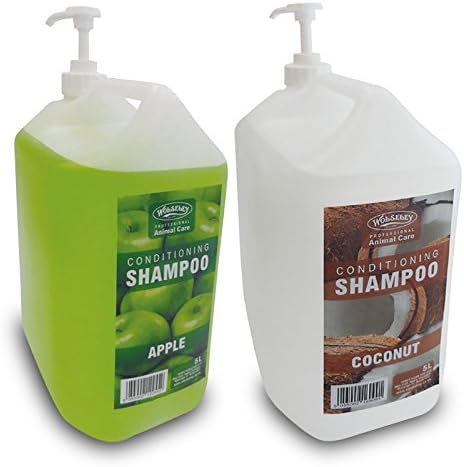 WOLSELEY essentials 5L Apple Yard Shampoo Everyday Conditioning Grooming Horse Animal Care AND Tigerbox® Antibacterial Pen!
